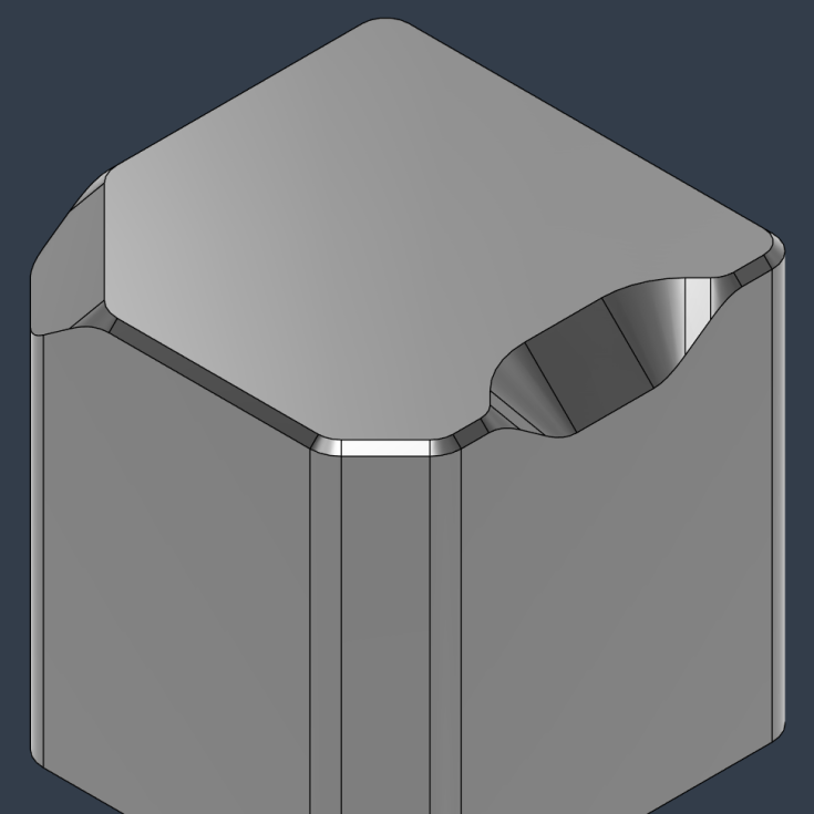Variable chamfers