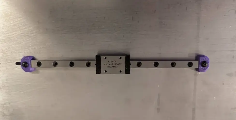 Monolith Zero Installed the Y-rails on their plates using the jig