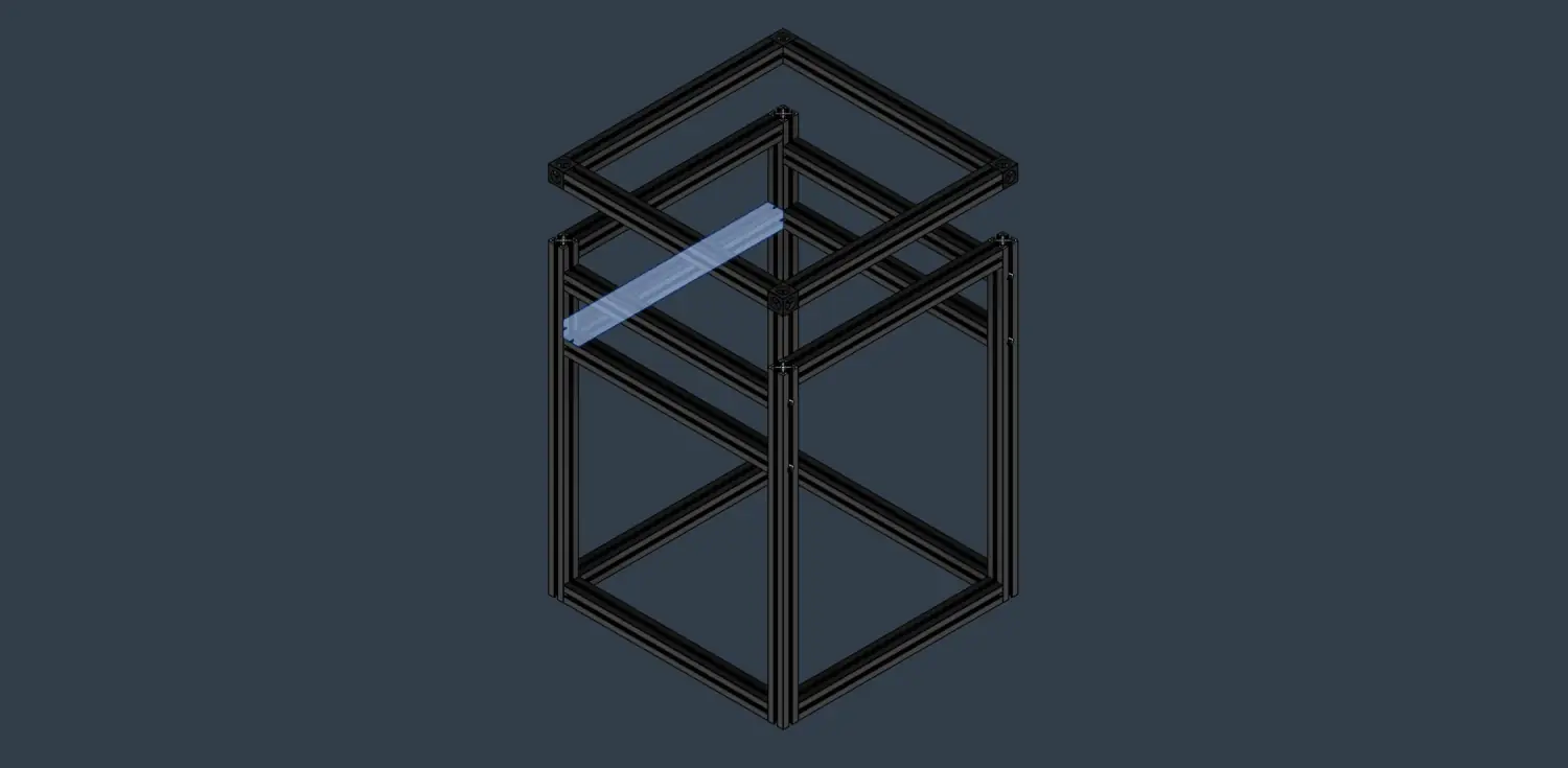 Monolith Zero rear bottom XY gantry extrusion